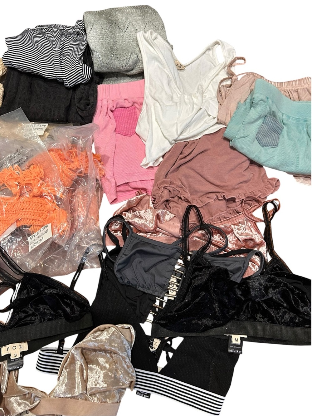 POL 28 Pc NEW Reseller Bundle Bralettes Lounge Swim S M L - Picture 5 of 8